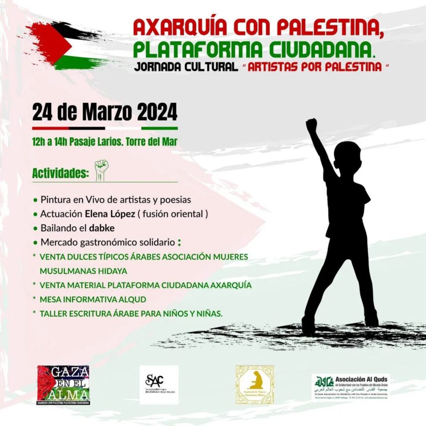 Jornada cultural bajo el nombre ‘Artistas por Palestina’