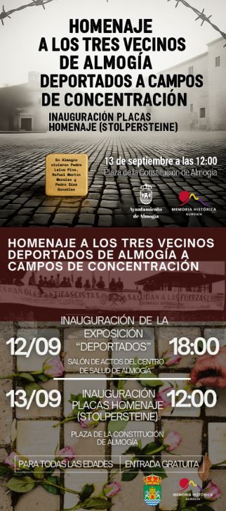 Homenaje a los deportados de Almogía