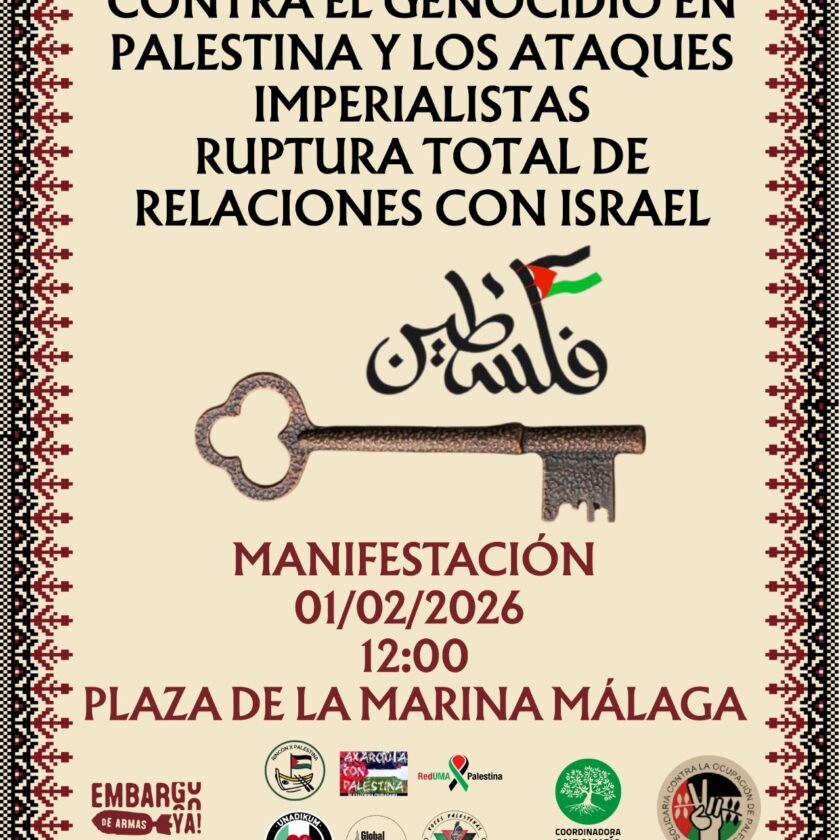 Manifestación contra el genocidio en Palestina