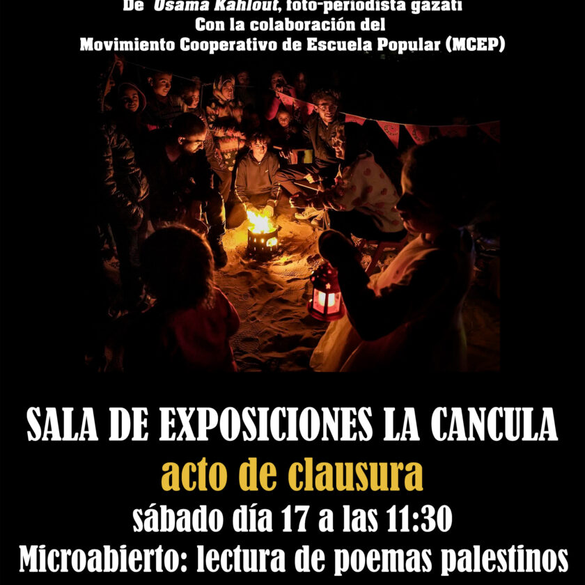 Acto de clausura exposición fotográfica \"Cuando la conciencia nos llama\"