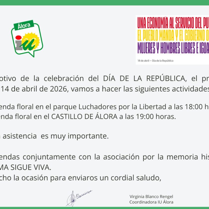 14 de Abril 2026, combatamos el fascismo