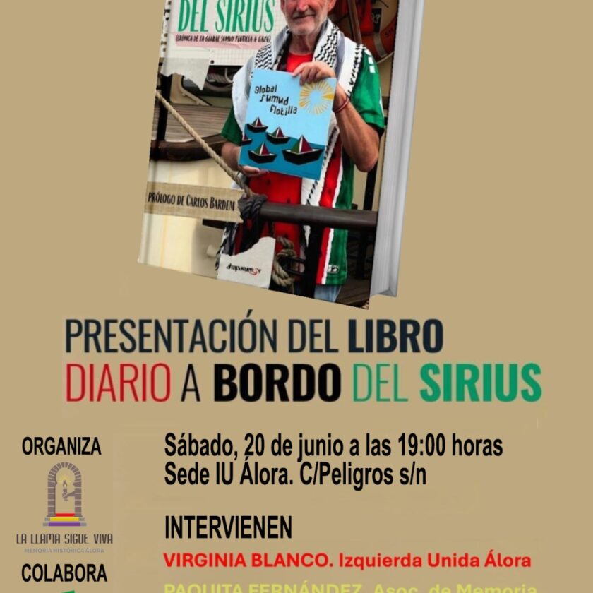Presentación del libro Diario a bordo del Sirius